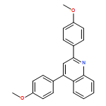 Quinoline, 2,4-bis(4-methoxyphenyl)-