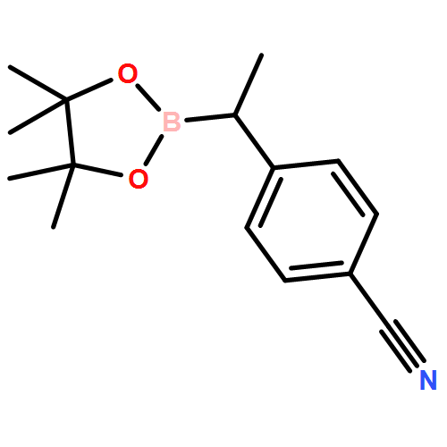 Benzonitrile, 4-[1-(4,4,5,5-tetramethyl-1,3,2-dioxaborolan-2-yl)ethyl]- 