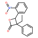 2-Oxetanone, 3-ethyl-4-(2-nitrophenyl)-3-phenyl-, (3S,4S)- 