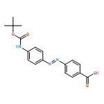 Benzoic acid, 4-[2-[4-[[(1,1-dimethylethoxy)carbonyl]amino]phenyl]diazenyl]-